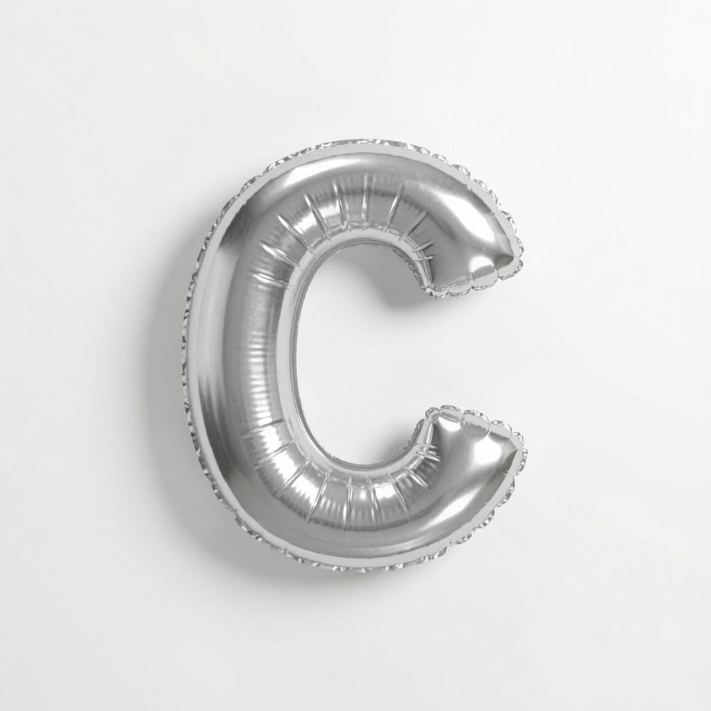 Mini Silver Letter C