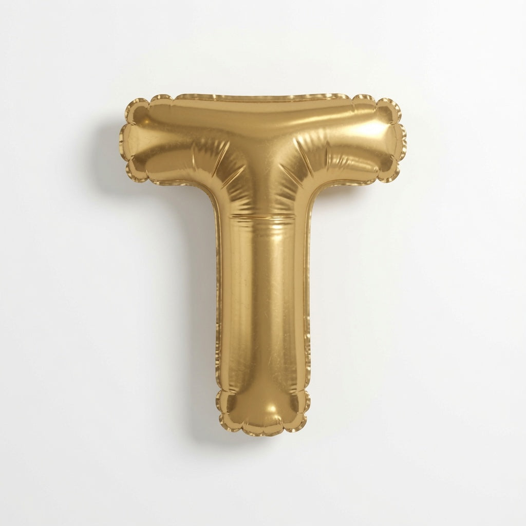 R/Gold Letter T