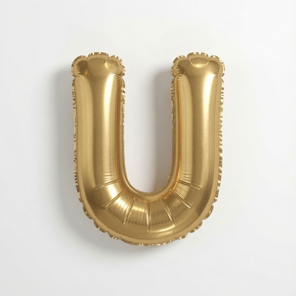 R/Gold Letter U