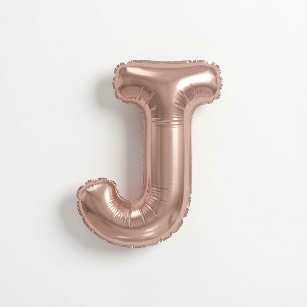 MINI ROSE GLD A/F BLLN LTR J