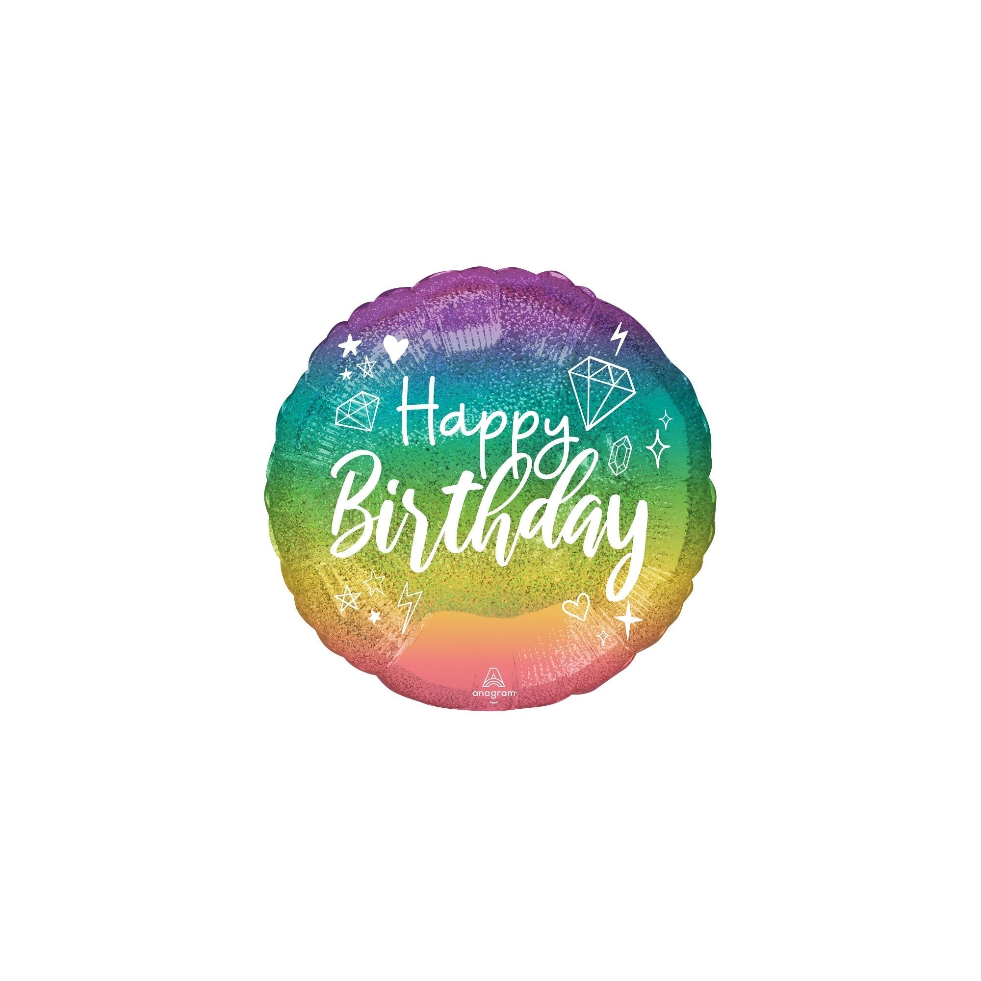 HB Holographic Ombre Foil 18"