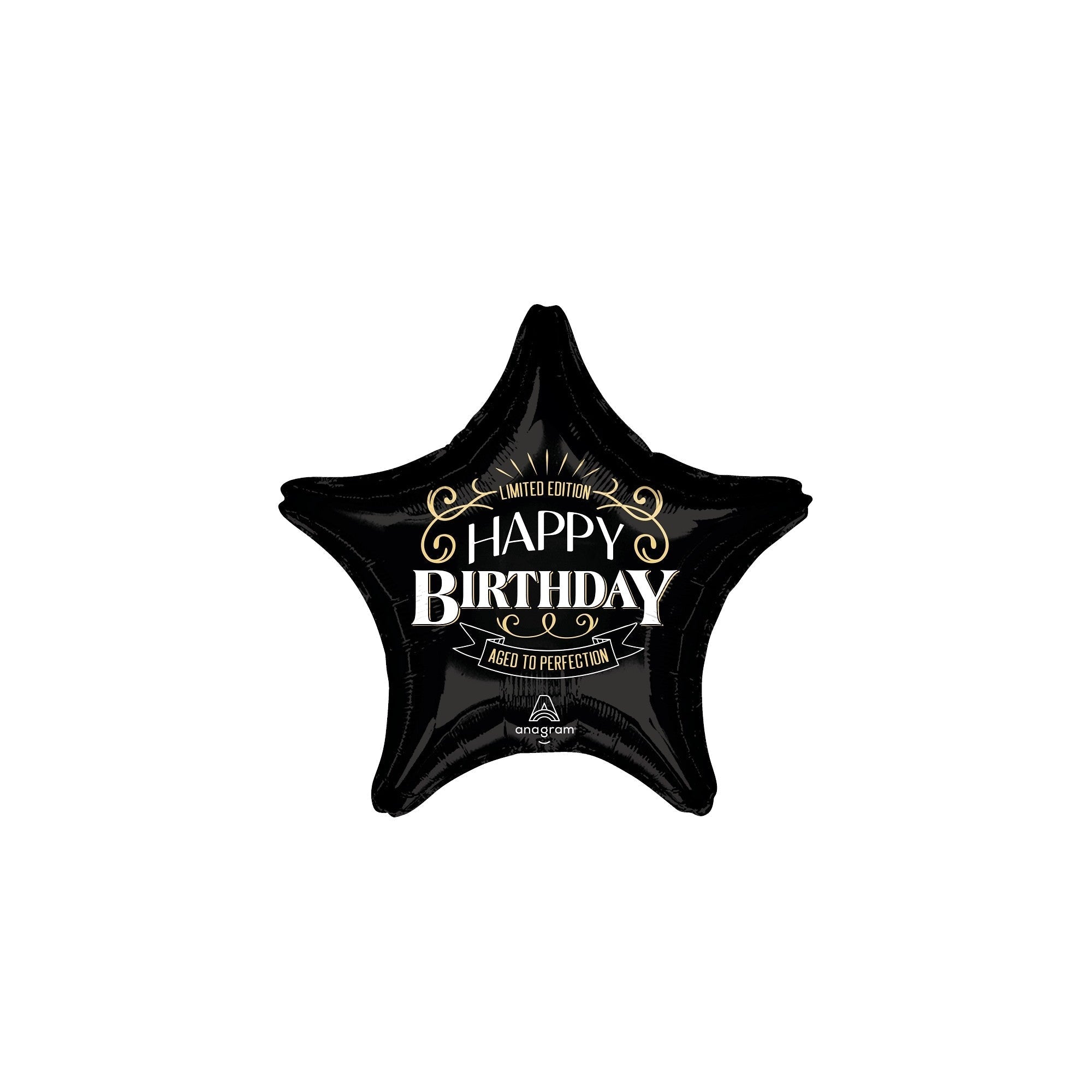 32" HB Black and Gold Star