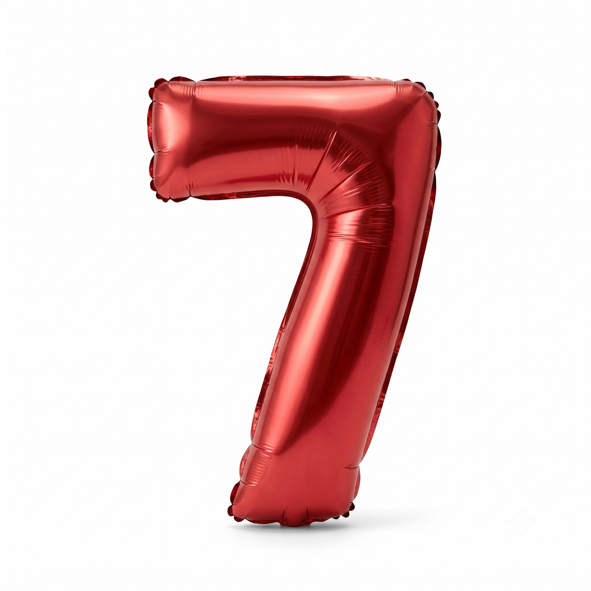 34in Red Number 7