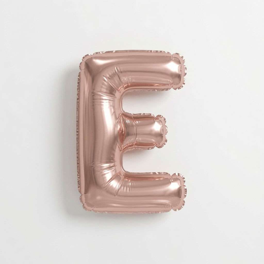 MINI ROSE GLD A/F BLLN LTR E