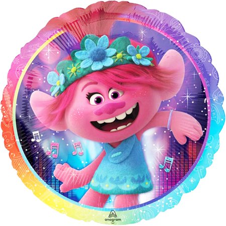 18" Trolls World Tour Standard Balloon