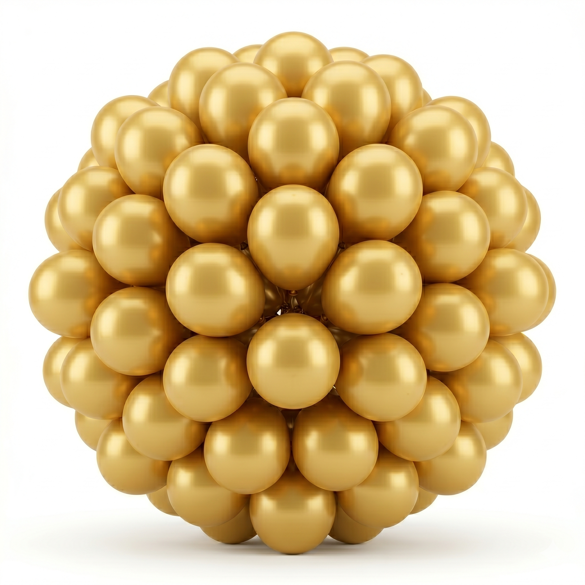100CT 12IN GLD PRLIZD LTX BLLN