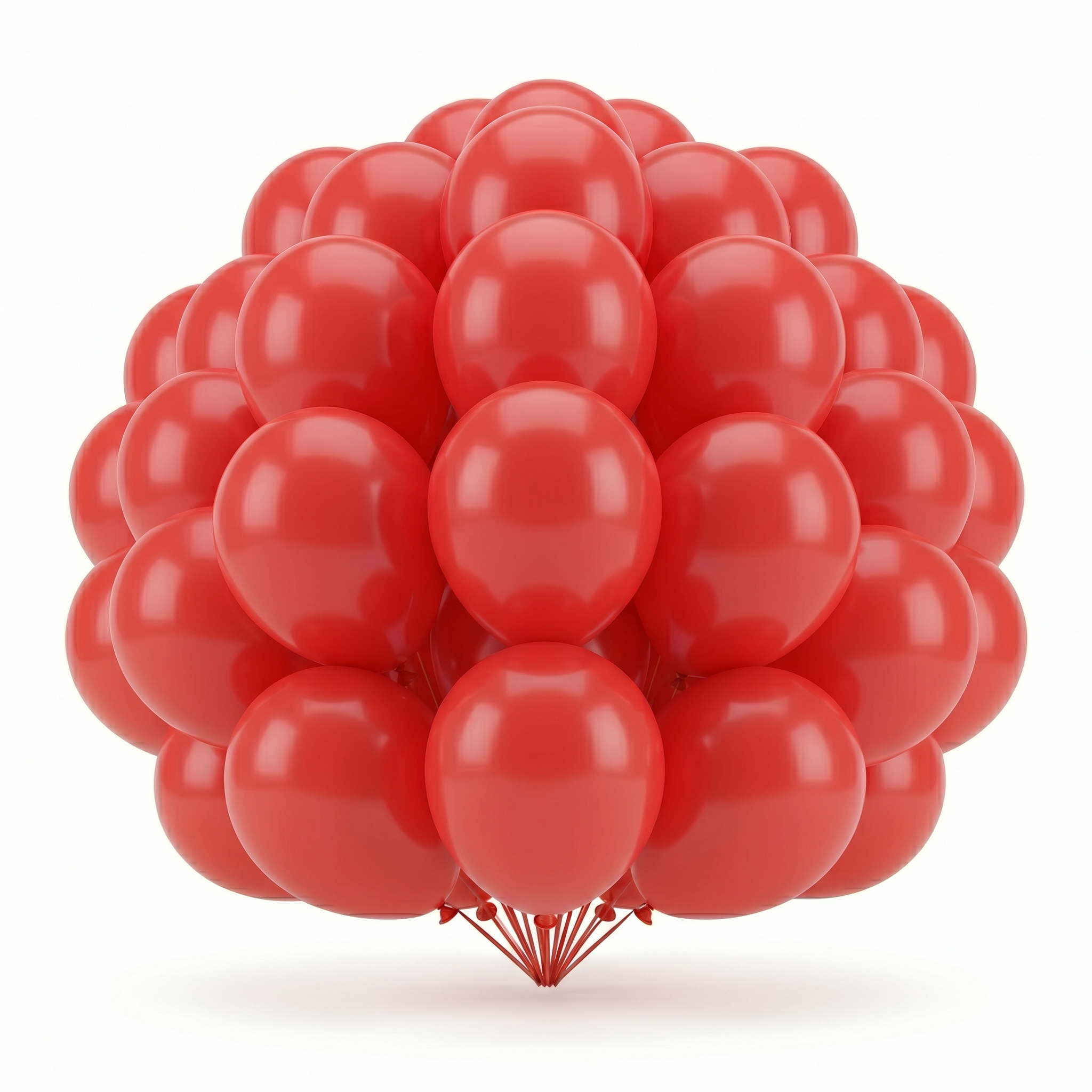 20CT 9IN RED LTX BLLN