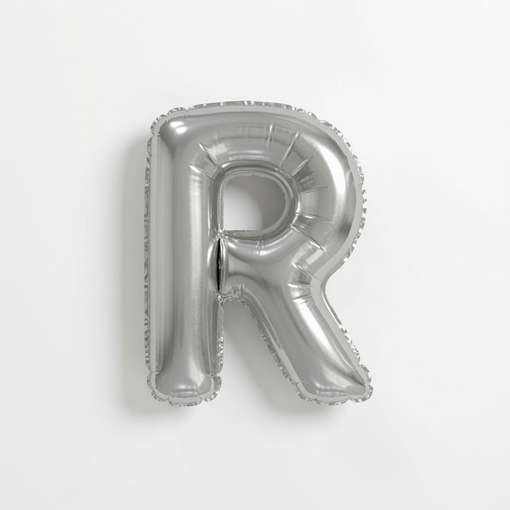 Mini Silver Letter R