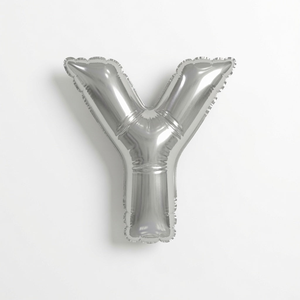 Mini Silver Letter Y