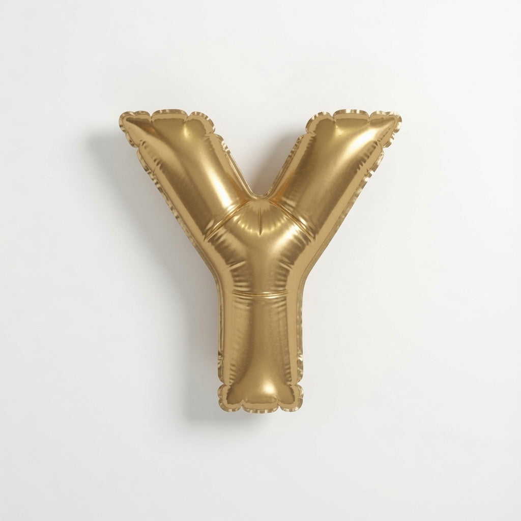 R/Gold Letter Y