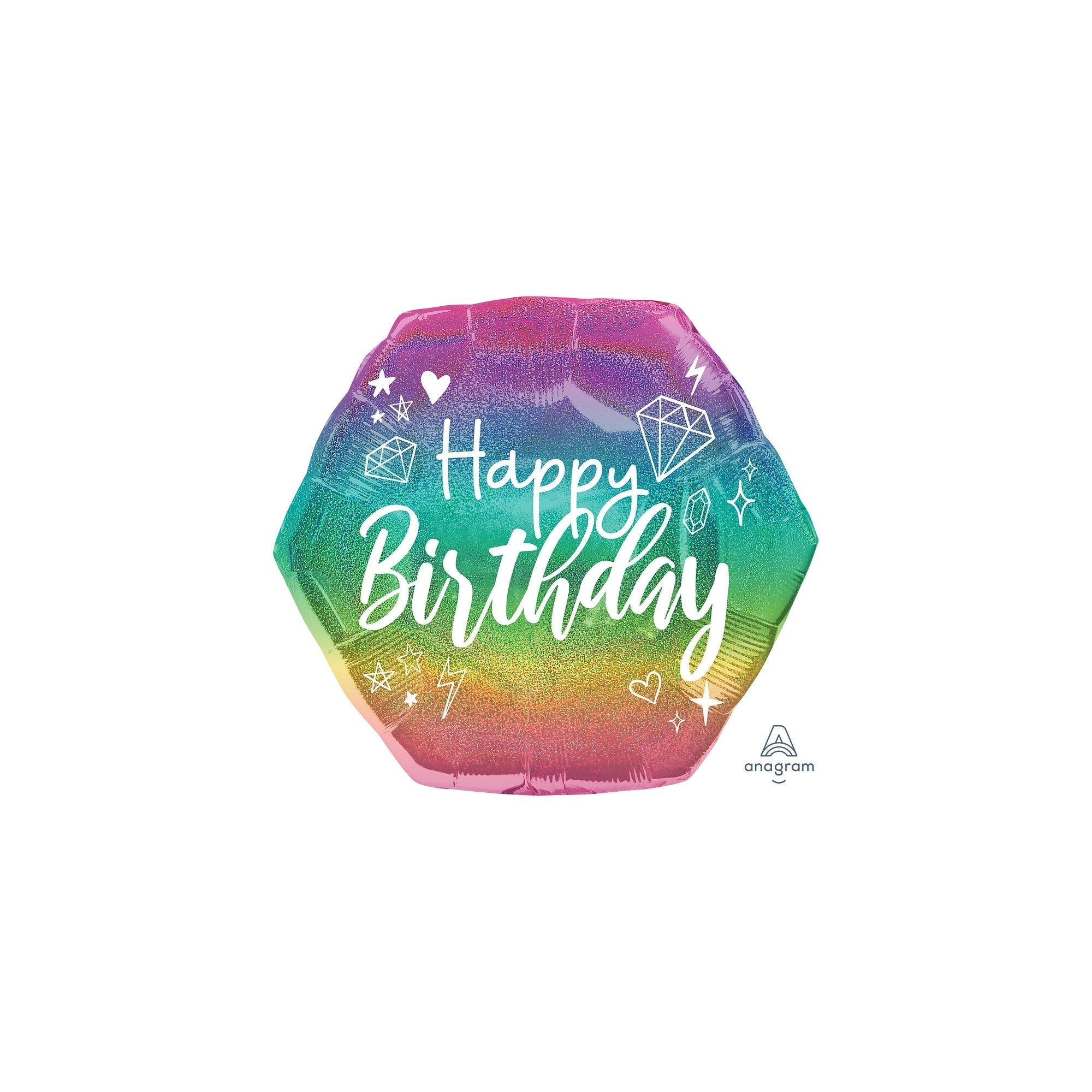 HB Sparkle  Holographic SuperShape Foil 23"