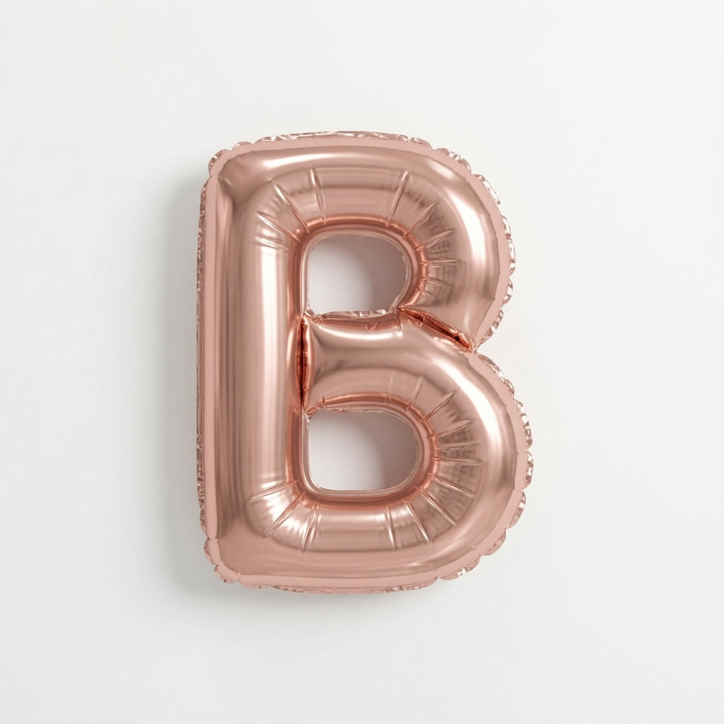Rose Gld Letter B