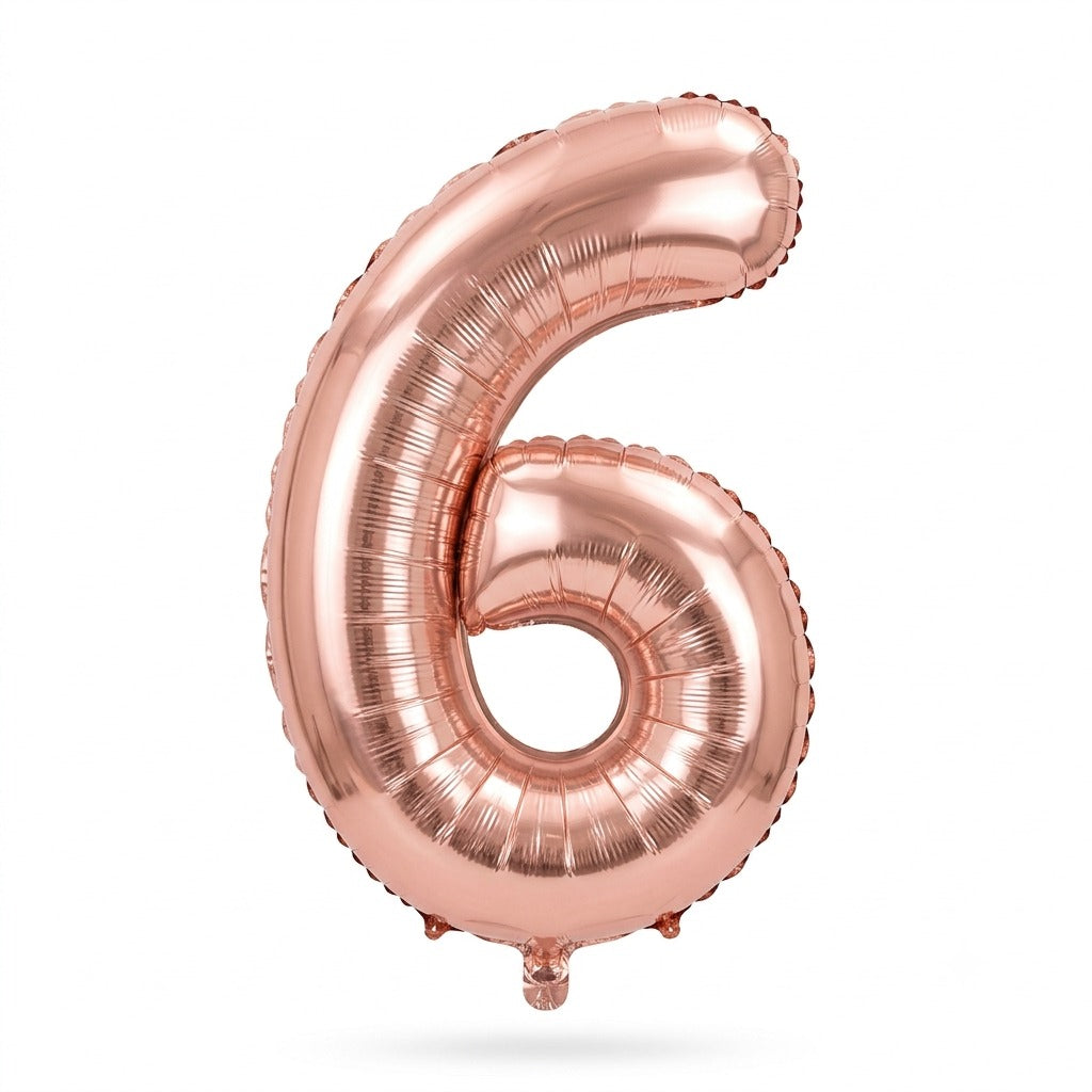 Rose Gld Number 6