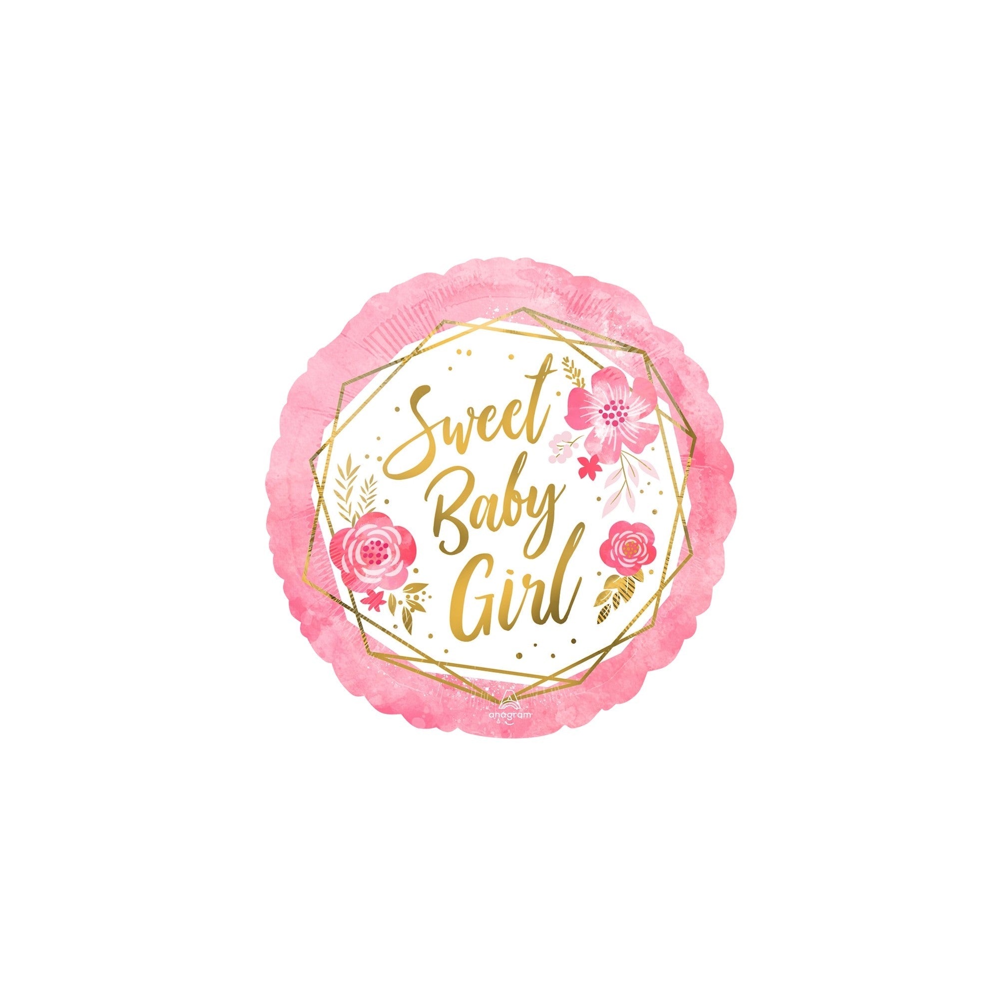 17" Sweet Baby Girl Balloon