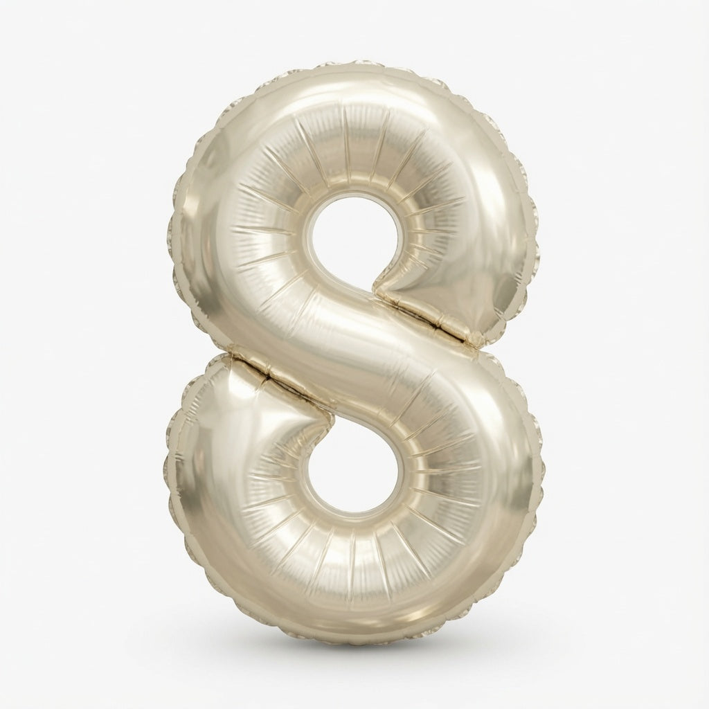 308 WHT/GLD SS BLLN NO 8