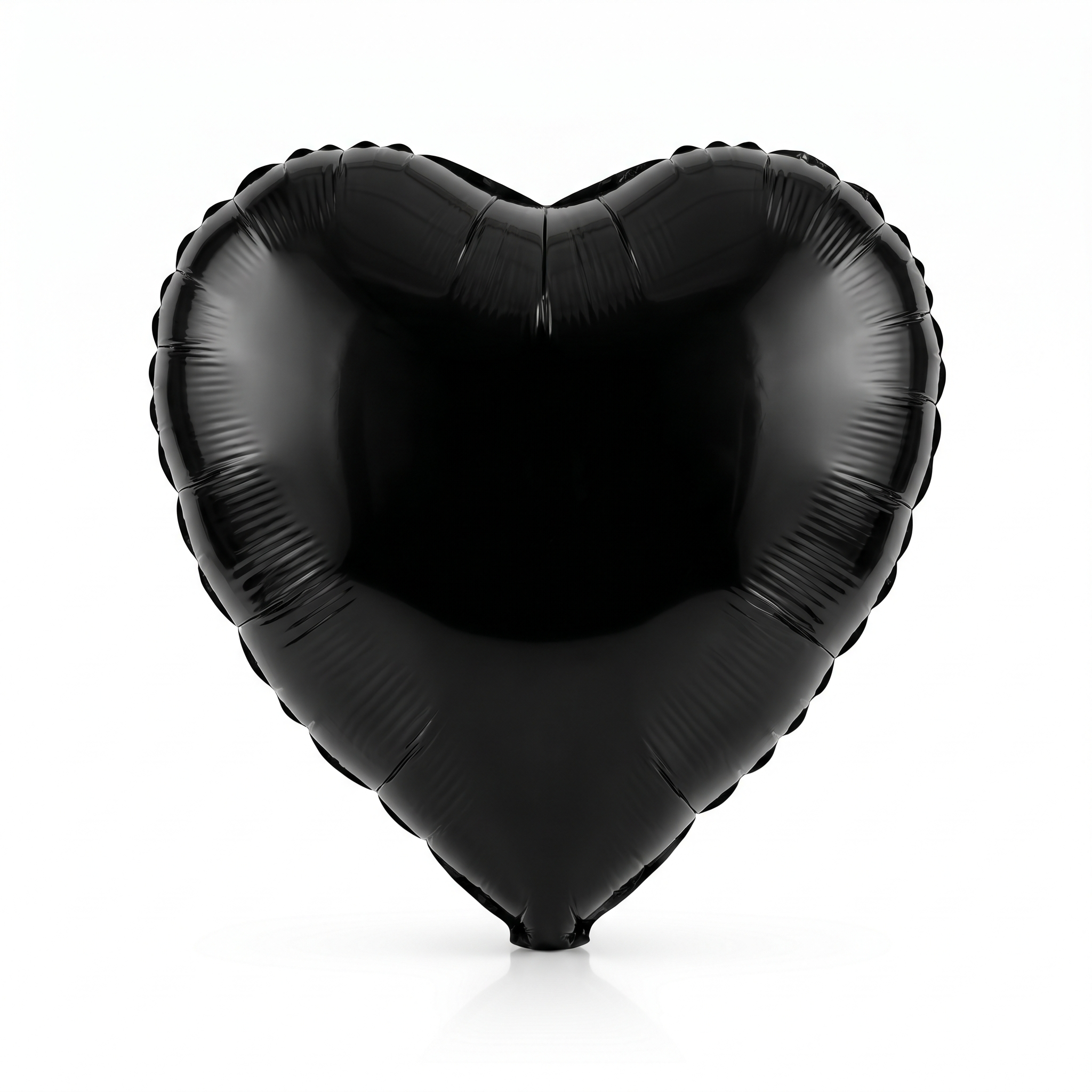 Heart Mylar Black