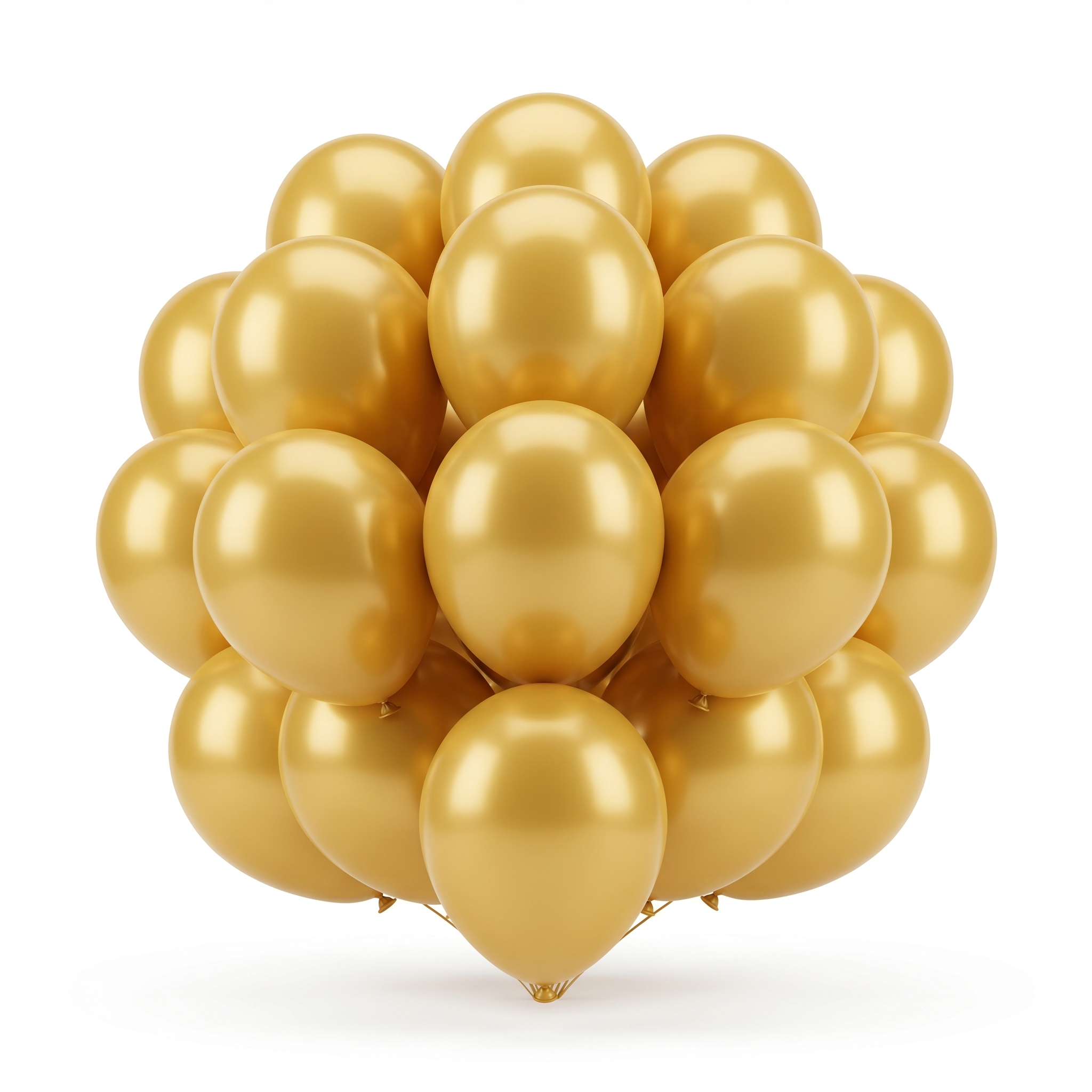 20CT 9IN GLD PRL LTX BLLN